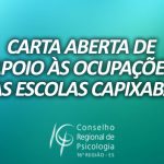 CARTA ABERTA DE APOIO ÀS OCUPAÇÕES DAS ESCOLAS CAPIXABAS