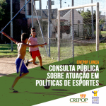 Crepop lança consulta pública sobre atuação da Psicologia em políticas de esporte