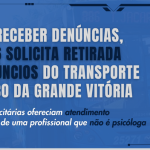 Após receber denúncias, CRP-16 solicita retirada de anúncios do transporte público da Grande Vitória