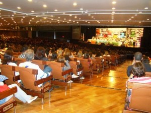Abertura do evento, no dia 20 de setembro