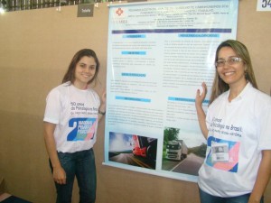 A estudante Danieli e a professora Gabriela contribuem para a diversidade apresentada em SP