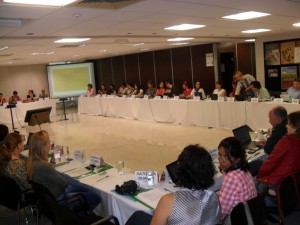 Panorama geral do evento