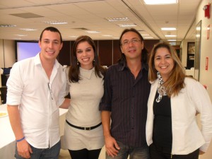Mateus Castelluccio (assessor técnico Crepop Nacional), Patricia Littig (técnica Crepop ES), Olmar Klich (Coordenador técnico nacional), Andréa Nascimento (conselheira responsável pelo Crepop ES)