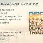 Próxima gestão do CRP-16 será empossada no dia 26 de setembro, na Assembleia Legislativa em Vitória