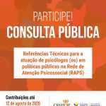 CRP-16 inicia consulta pública para psicólogas(os) com atuação na RAPS